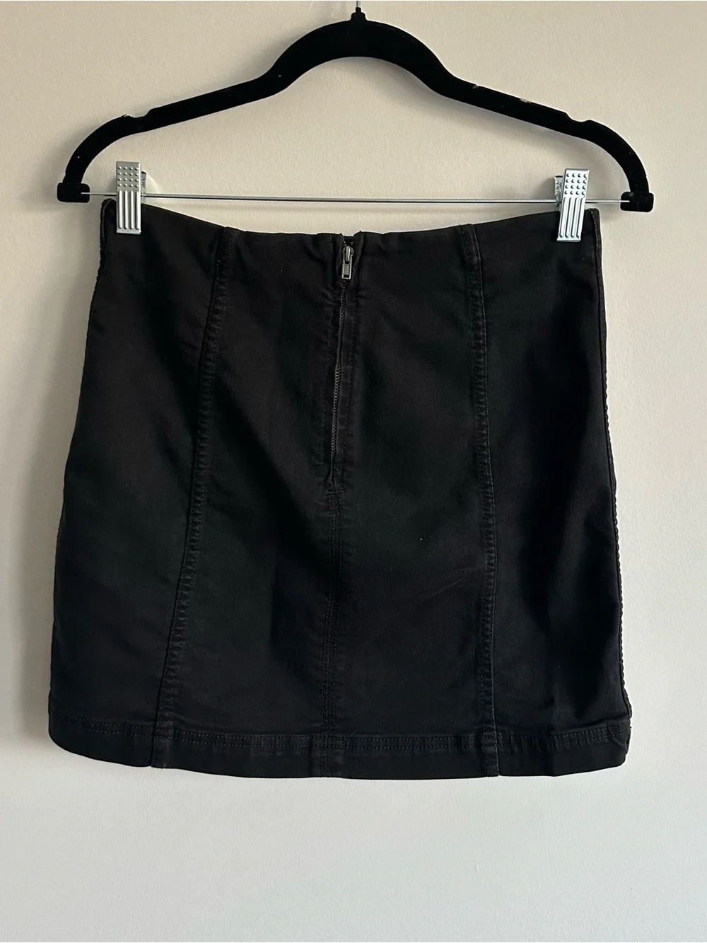 Free People Modern Femme Black Skirt